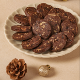 Orange Chocolate Snowflake Cookies